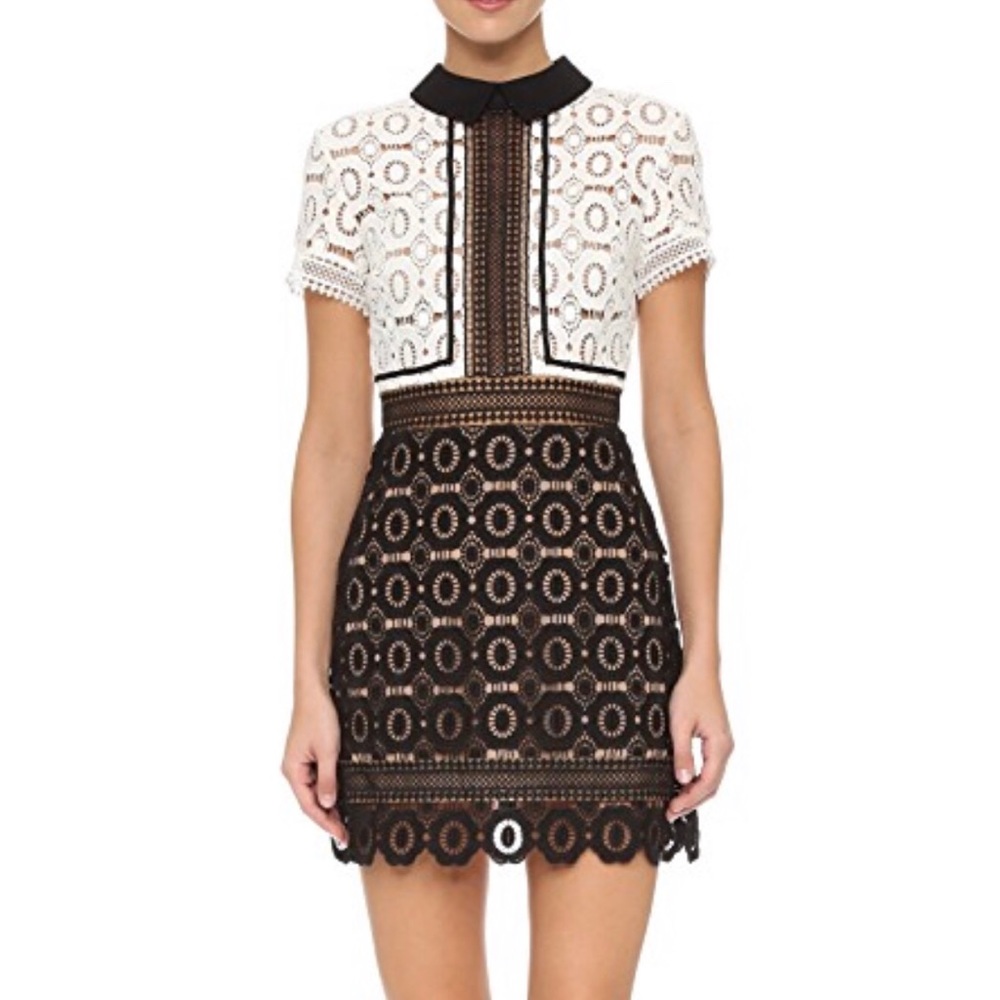 SELF PORTRAIT Lace Felicia Dress